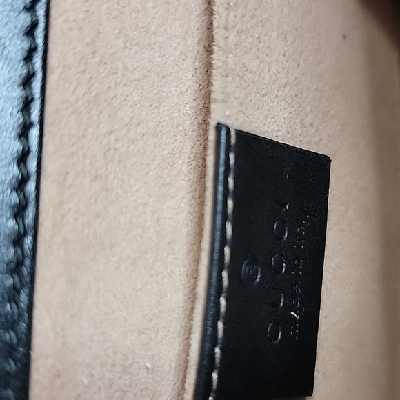 GUCCI Tricolor GG Supreme Canvas And Leather Medium Padlock Shoulder Bag - Picture 16 of 16